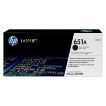 CE340A - 651A - TONER ORIGINALE NERO HP ENTERPRISE COLOR M775DN, 775F, 775Z, 775Z+.