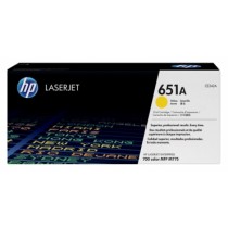 CE342A - 651A - TONER ORIGINALE GIALLO HP ENTERPRISE COLOR M775DN, 775F, 775Z, 775Z+.