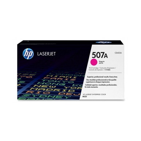 CE403A - 507A - TONER ORIGINALE MAGENTA HP ENTERPRISE COLOR M551N, M551DN, M551XH.