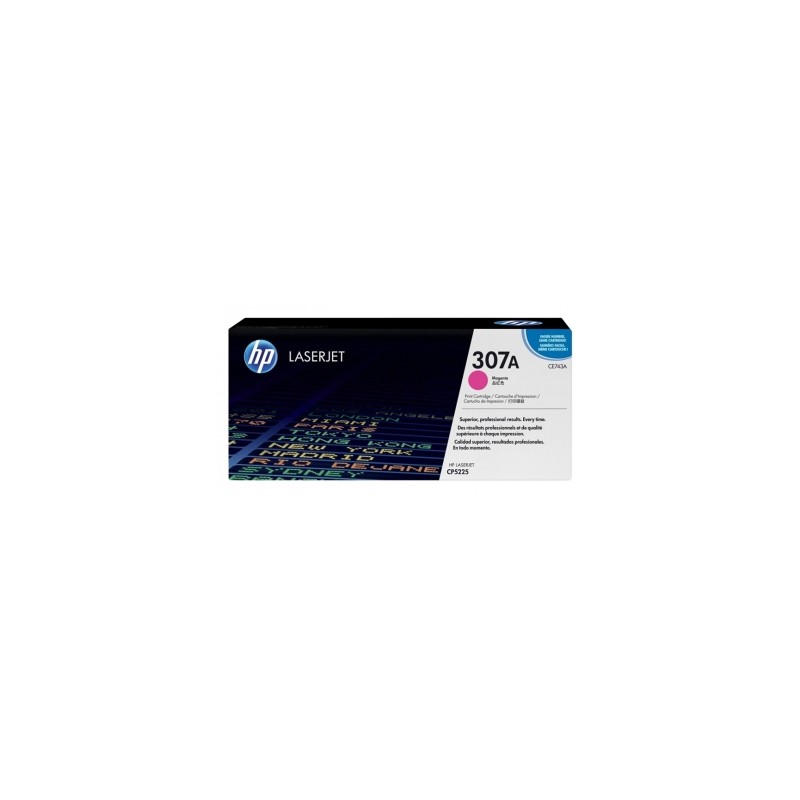 CE743A - 307A - TONER ORIGINALE MAGENTA HP COLOR CP5225, CP5225 DN, CP5225 N.