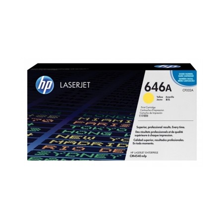 CF032A - TONER ORIGINALE GIALLO HP ENTERPRISE COLOR CM4540 MFP, CM4540F MFP, CM4540FSKM MFP.