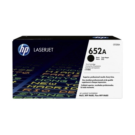 CF320A - 652A - TONER ORIGINALE NERO HP ENTERPRISE COLOR M651DN, M651N, M651XH, M680Z MFP, M680DN MFP, M680F MFP.