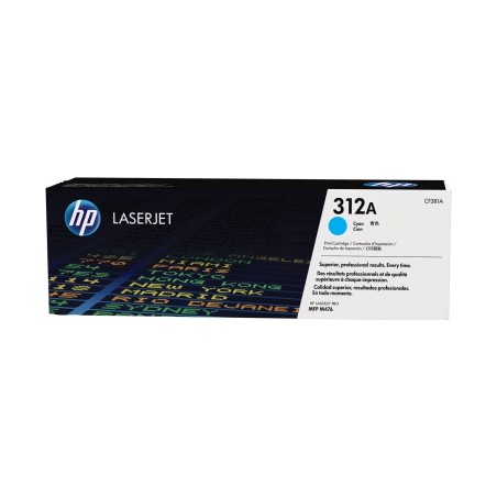 CF381A - 312A - TONER ORIGINALE CIANO HP PRO COLOR M476DN MFP, M476DW MFP, M476NW MFP