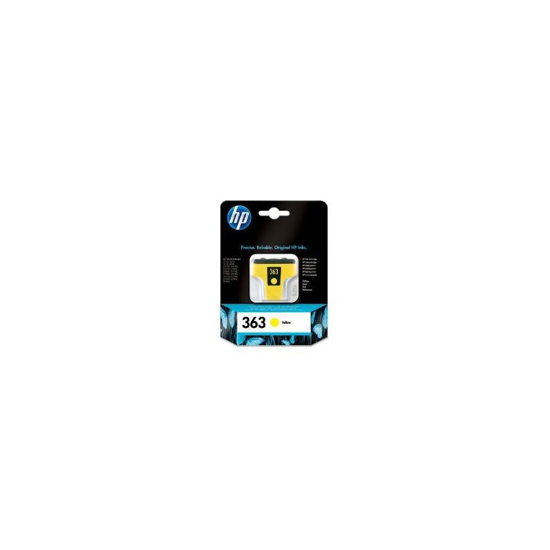 363 CARTUCCIA ORIGINALE GIALLO PHOTOSMART 8250, C7250, C7275, C7280, C7283. COMPATIBILE CON C8773EE