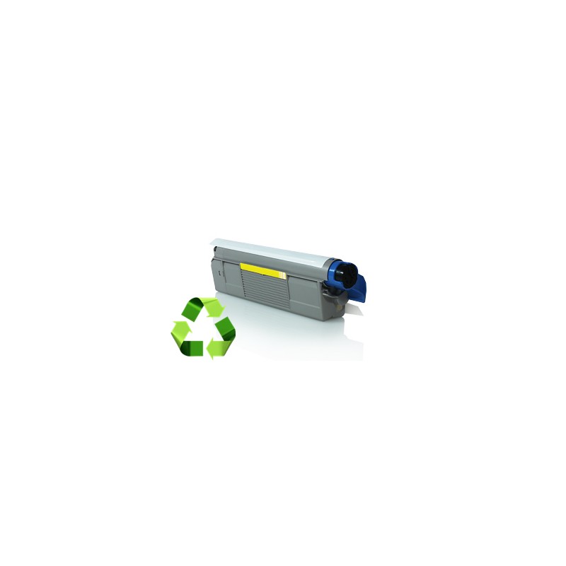 43872305 - Toner rigenerato Giallo per Oki C 5650N, 5750N, 5650DN, 5750DN. Stampa fino a 6.000 pagine al 5% di copertura.