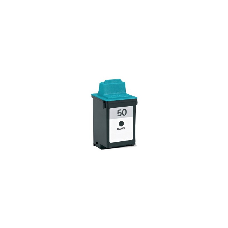 50 Cartuccia inkjet Nero rigenerata, per Compaq IJ 600, Lexmark Dex 2200, Jetprinter P 706, 707, Jetprinter Z 12. Compatibile co