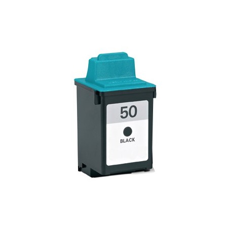 50 Cartuccia inkjet Nero rigenerata, per Compaq IJ 600, Lexmark Dex 2200, Jetprinter P 706, 707, Jetprinter Z 12. Compatibile co