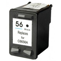 56 Cartuccia Rigenerata Inkjet Nero Per 410, Deskjet 5145, Officejet 4110v, 4215v, 411oxi. Compatibile C6656ae 56.