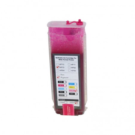 70 - Cartuccia inkjet Compatibile Magenta per HP Designjet Z2100, Z3100, Z2100GP, Z3100GP.