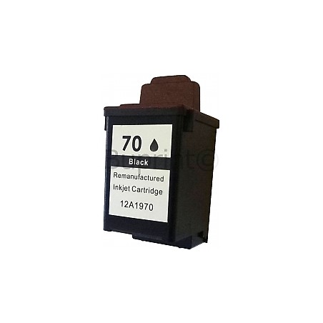 70 Cartuccia rigenerata inkjet Nero per Compaq A 900, 1000, 1500, 3000, 4000. Compatibile con 12A1970. Codice cartuccia: 70.