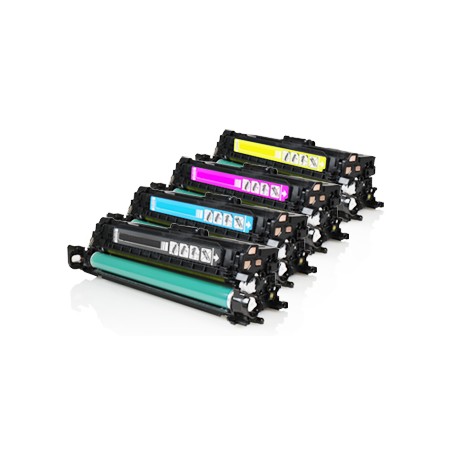 723H - Toner rigenerato Nero per Canon Laserjet Color I-Sensys LBP7700 LBP7750cdn