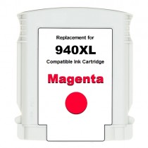 940XL Cartuccia inkjet rigenerata Magenta con Chip, per HP Officejet PRO 8000, PRO 8000 W, PRO 8500, PRO 8500 W. Compatibile con