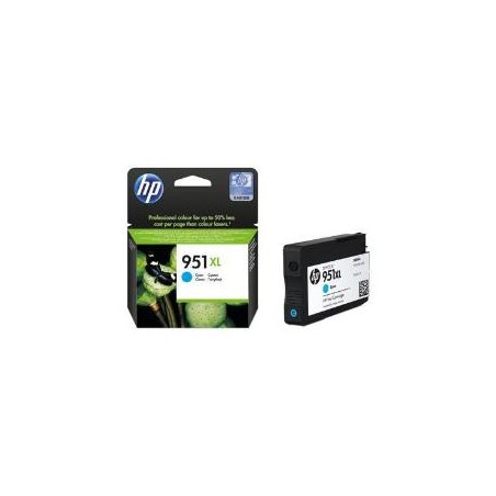 951XL - CARTUCCIA ORIGINALE CIANO HP OFFICEJET PRO8100. COMPATIBILE CON CN046AE. CODICE CARTUCCIA 951XL.